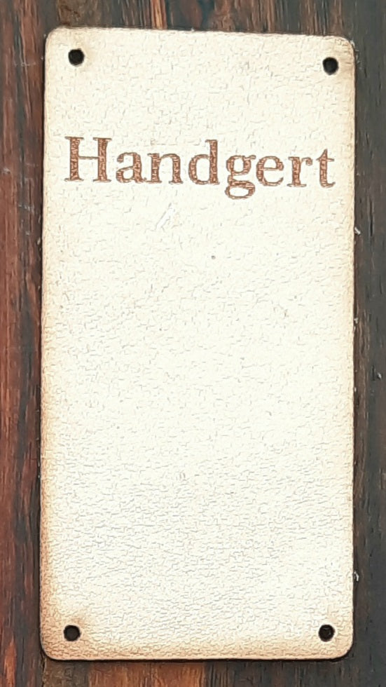 Leðurmerki - Handgert – Ugla handverk