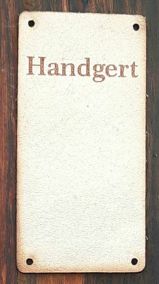 Leðurmerki - Handgert